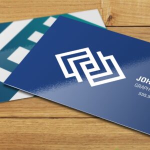 glossy business cards