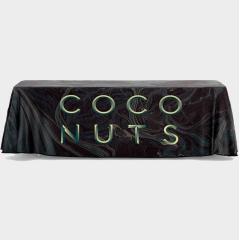 table drape, table cloth, table cover, custom table cover