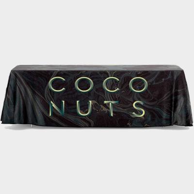 table drape, table cloth, table cover, custom table cover