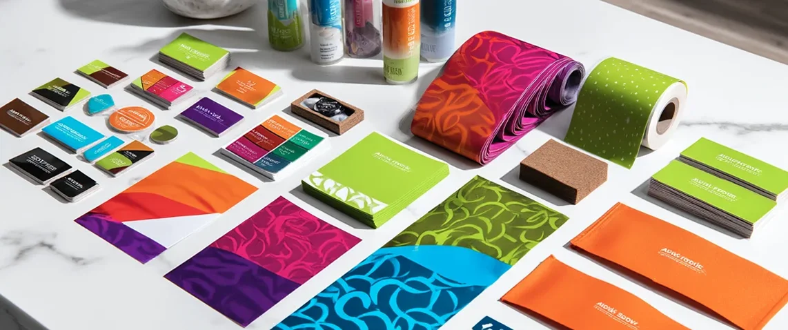 Business products collage