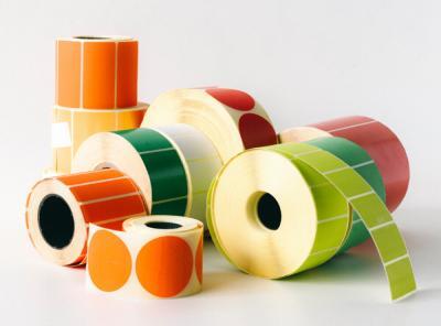 custom rectangle and round sticker roll labels