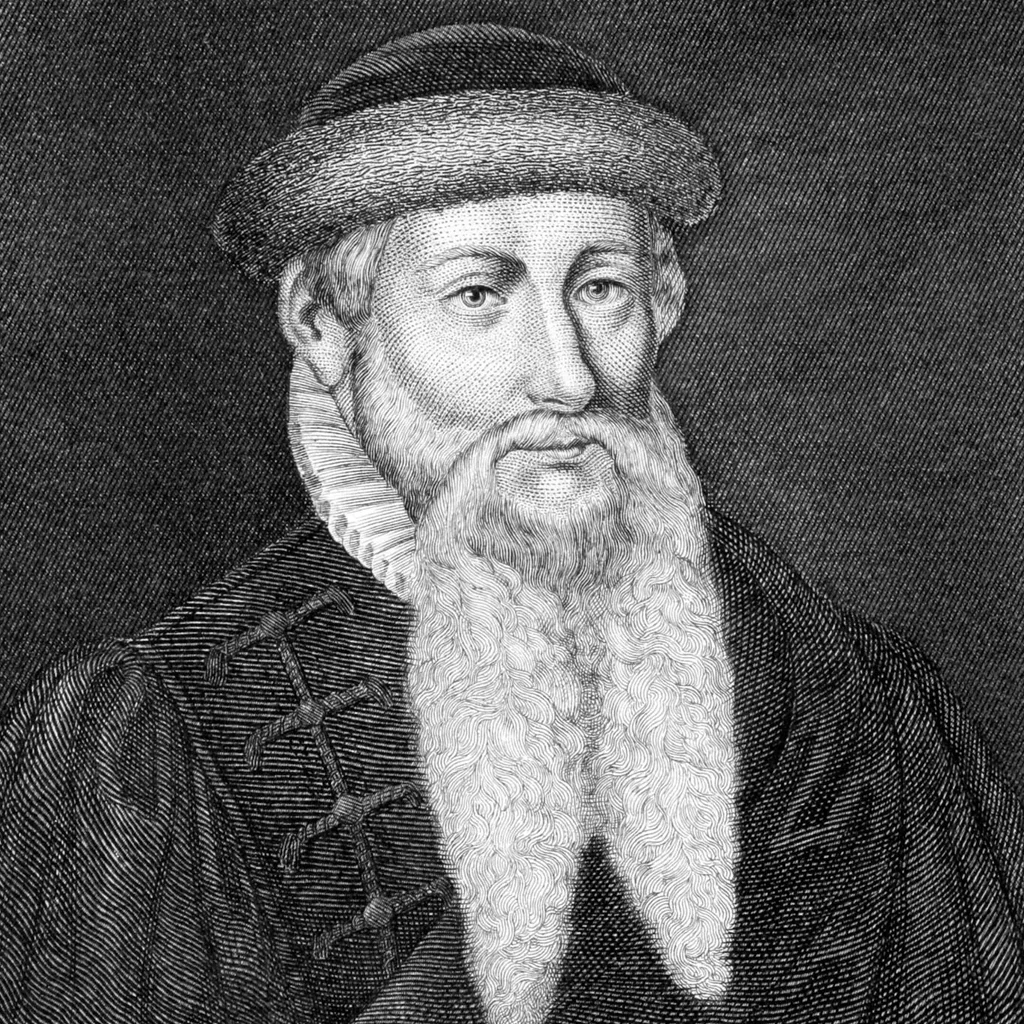 Portrait of Johannes Gutenberg