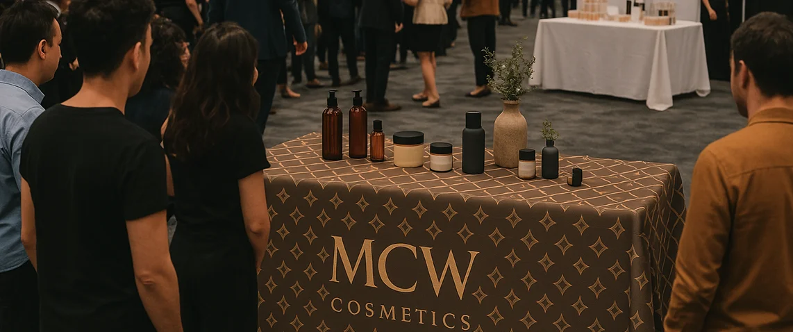 Custom Portable Promo Materials in lobby