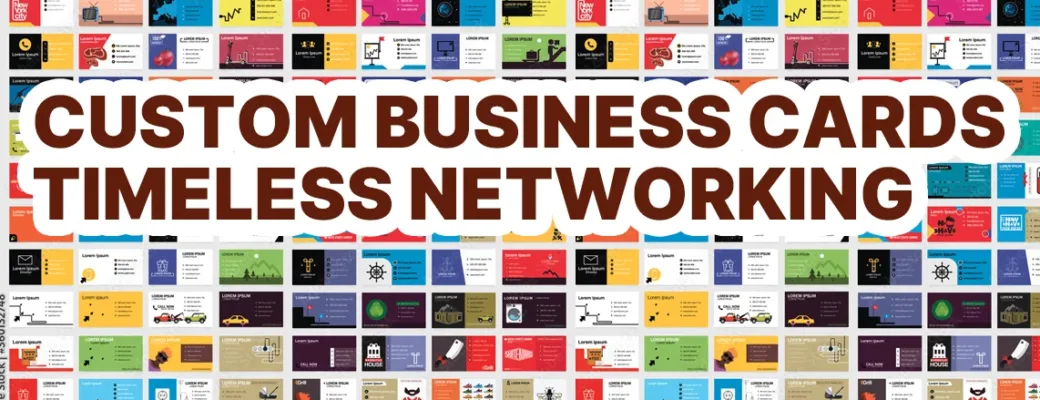 Business card collage