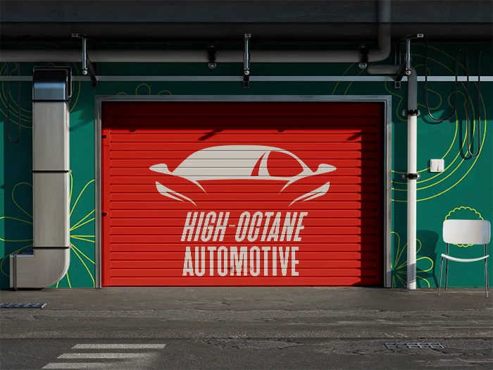 Auto repair custom logo