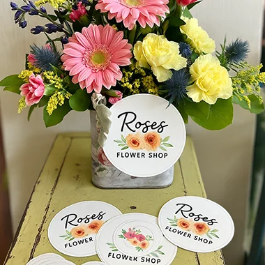 FLowers and stickers