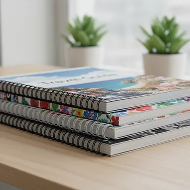 Spiral custom book