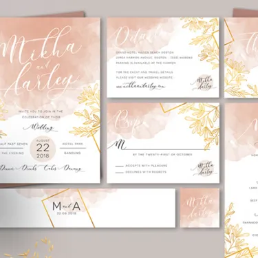 Custom invitations