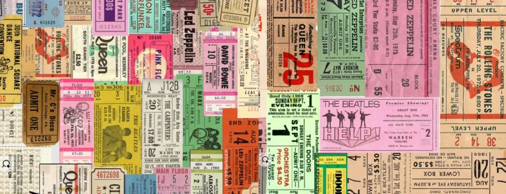 Ticket collage