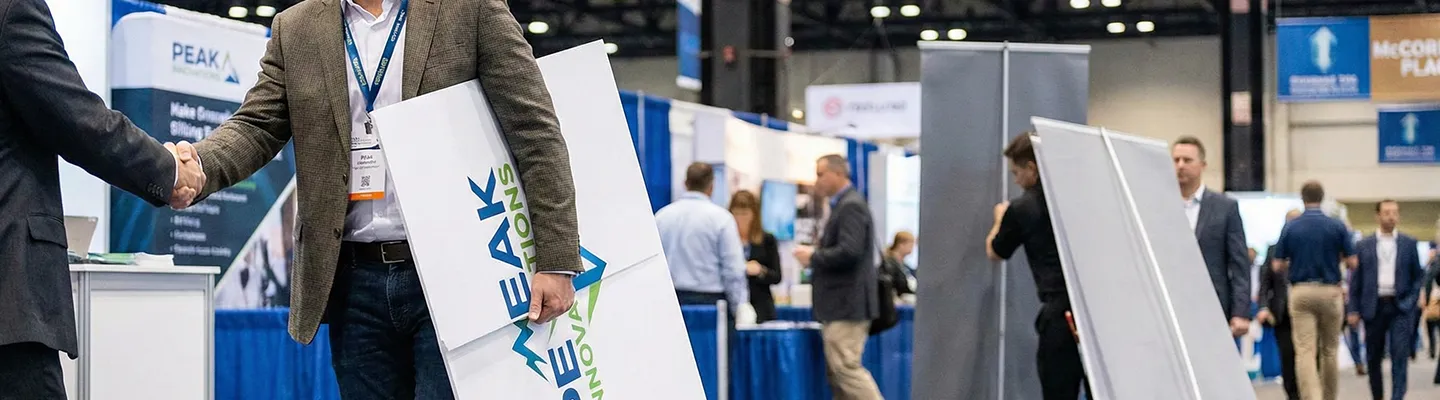 foam board signage at event