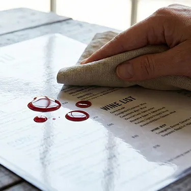 custom restaurant menu design