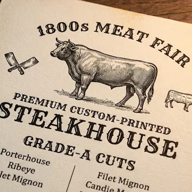 restaurant brand identity menu design