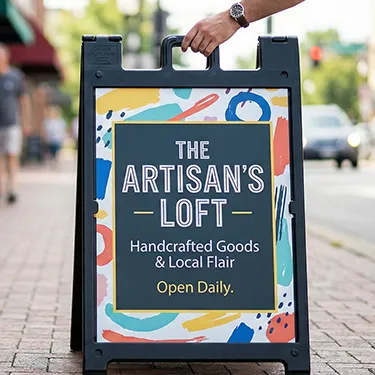 deluxe signicade a-frame sign