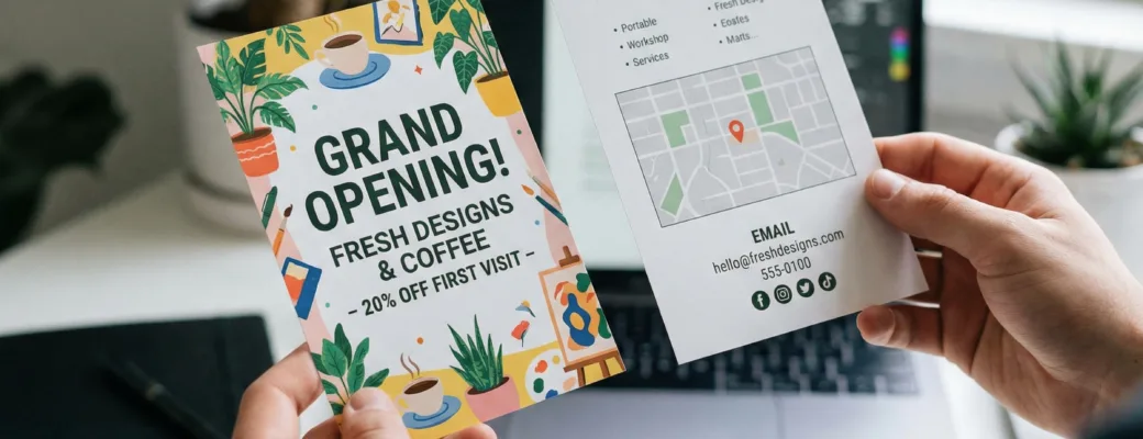 double sided flyer printing services chicago