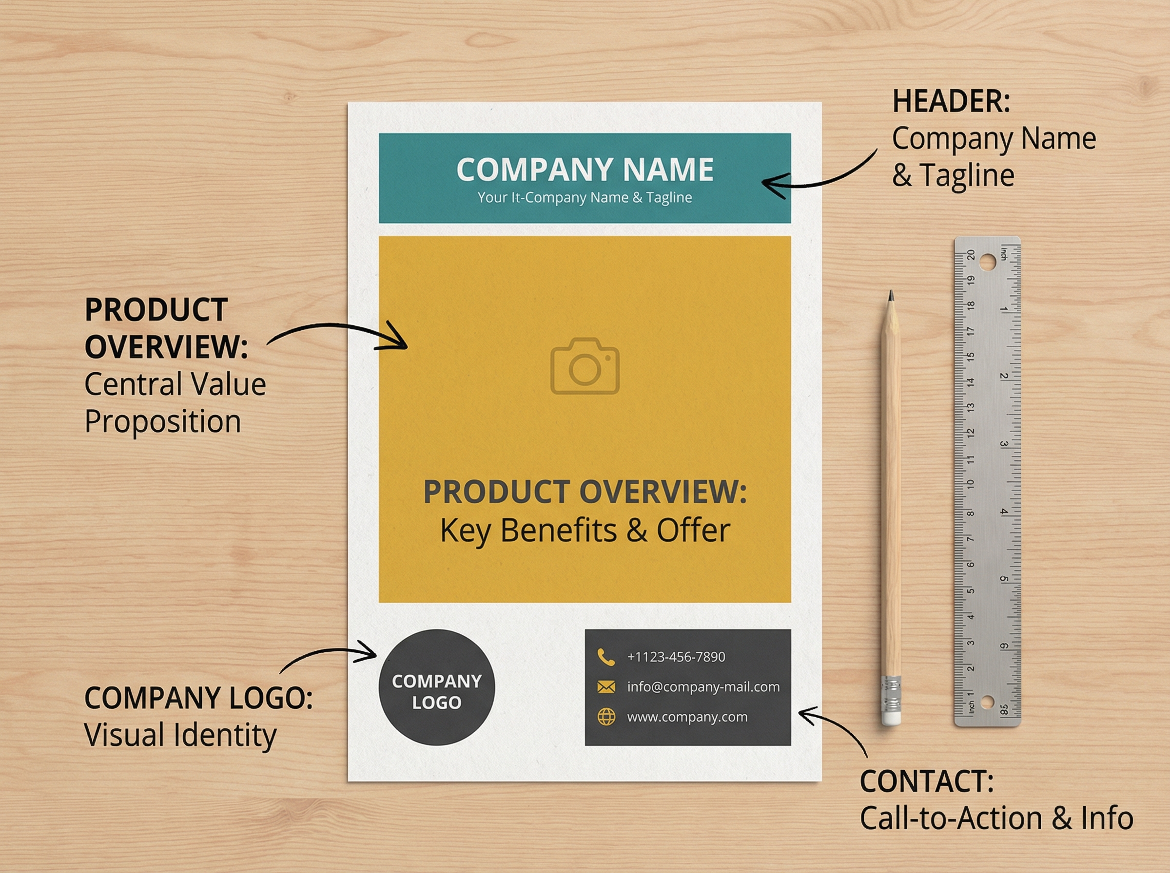 custom flyer design template layout