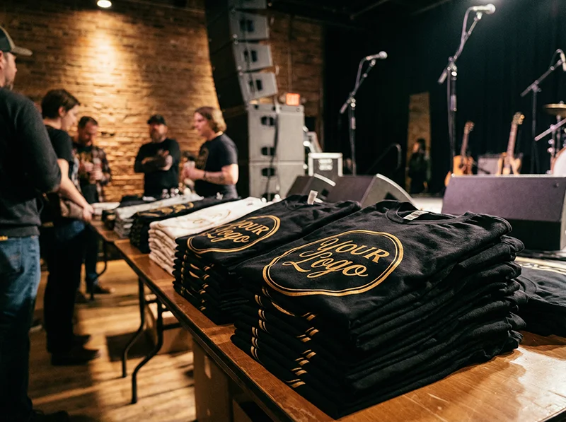 custom band merchandise t-shirts Chicago