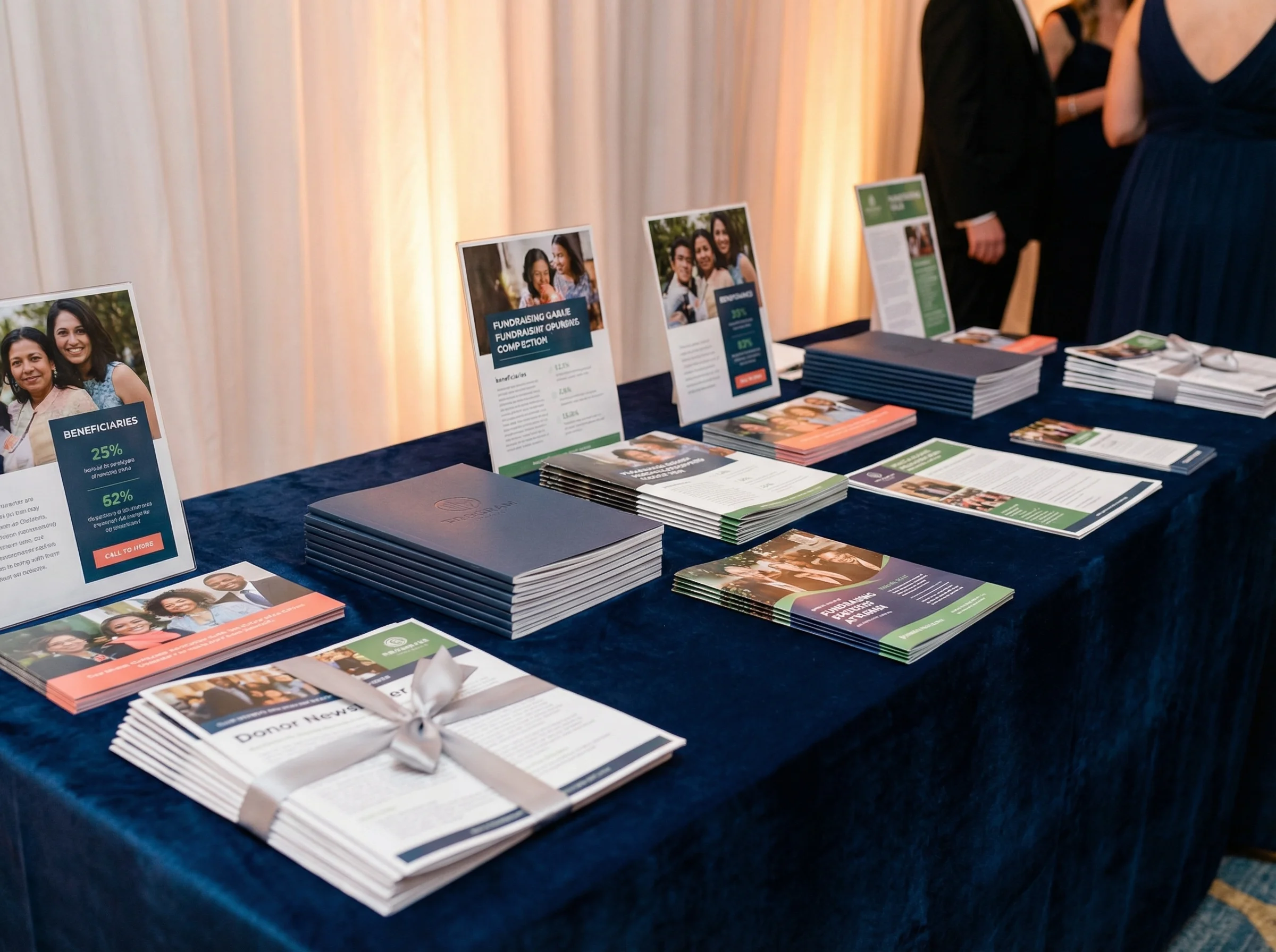 Custom printed program books, brochures, and newsletters for a Chicago nonprofit gala